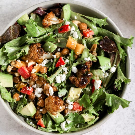 Roasted Cauliflower Salad