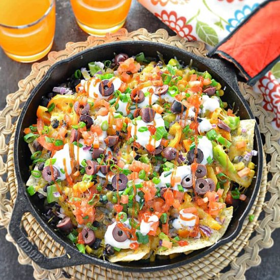 Loaded Vegetarian Nachos