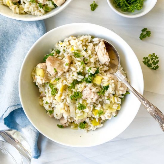 Chicken and Leek Risotto