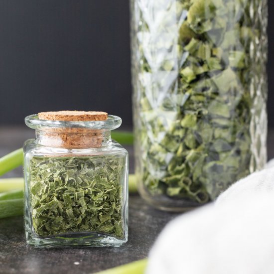 Dehydrating Scallions | Green Onion