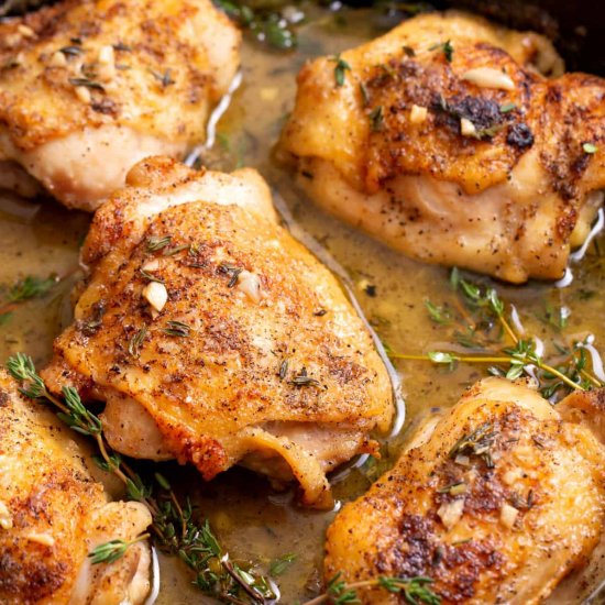 Cast Iron Chicken Thighs