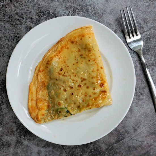 spinach and cheese pancakes