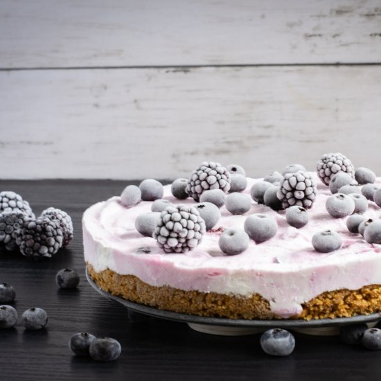 Icelandic Berry Skyr Cake