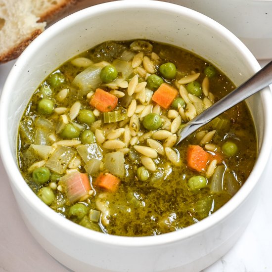 Vegetable Orzo Soup