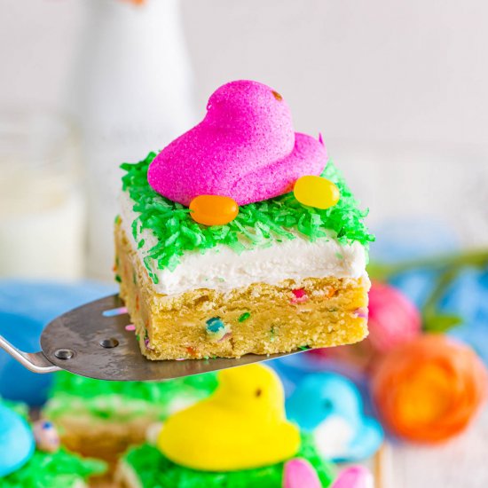 Easter Sugar Cookie Bars