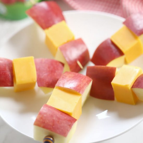 Apple Cheddar Fresh Kabobs