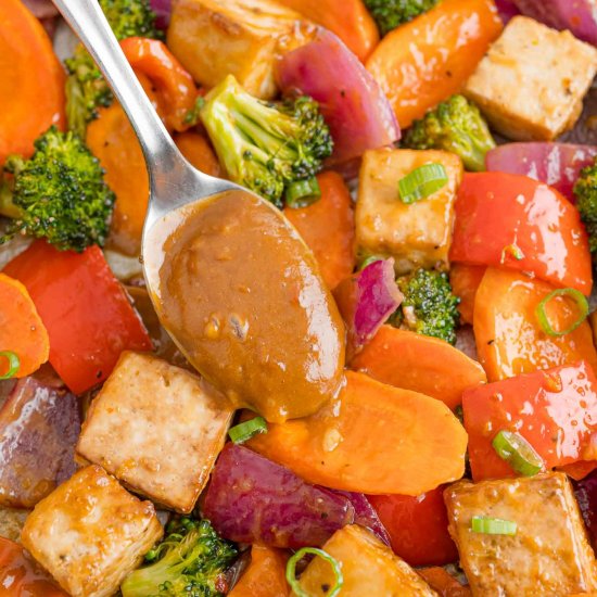 Tofu Sheet Pan Dinner