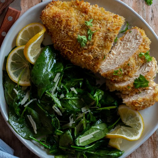 Crispy Baked Panko Chicken