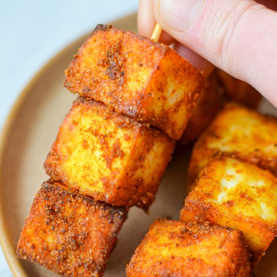 Air Fryer Paneer