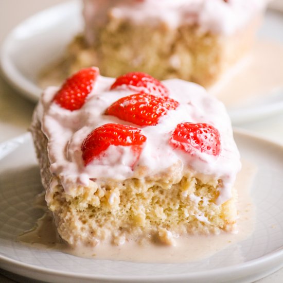 Strawberry Tres Leches Cake