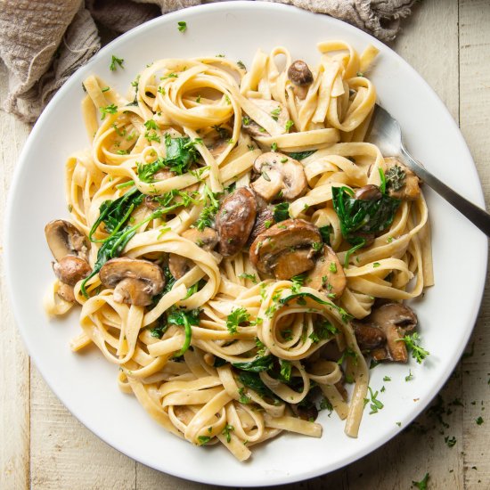 Vegan Mushroom Pasta