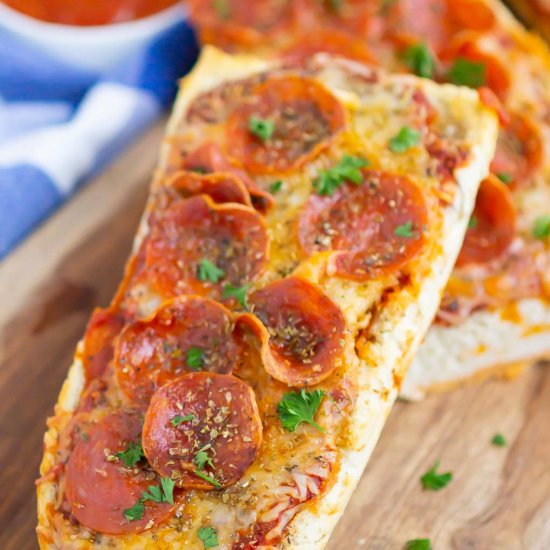 Air Fryer French Bread Pizza