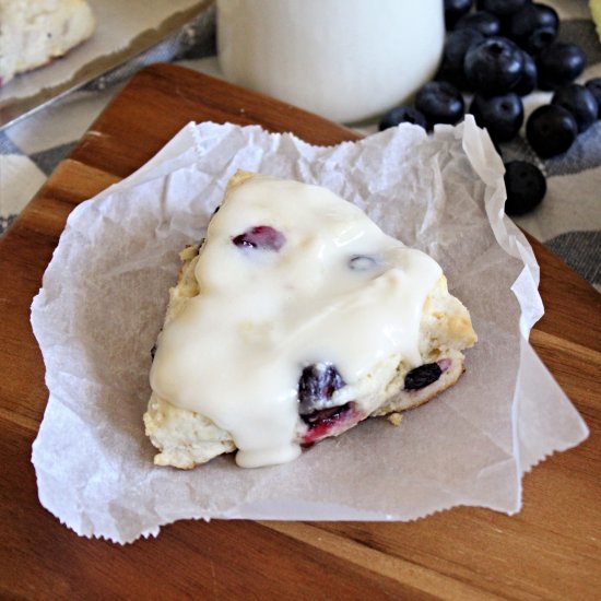 Gluten Free Lemon Blueberry Scones