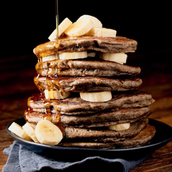 Vegan Sourdough Buckwheat Pancakes