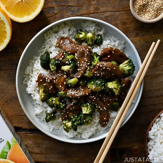 Orange Beef and Broccoli