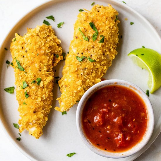 Tortilla Encrusted Chicken Tenders