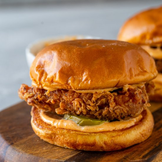 Copycat Popeye’s Chicken Sandwich