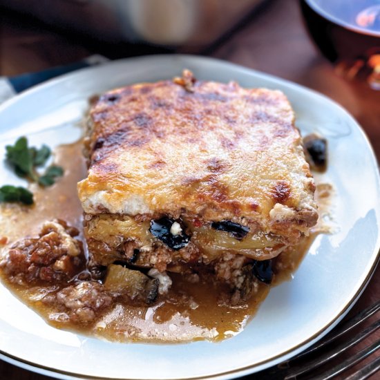 Moussaka- Greek Eggplant Casserole