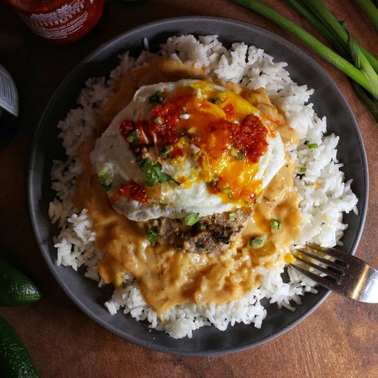 Red Curry Loco Moco