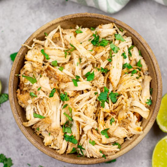 Cafe Rio Copycat Shredded Chicken