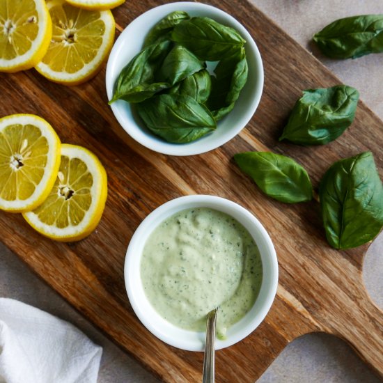 Basil Aioli (4 ingredients)