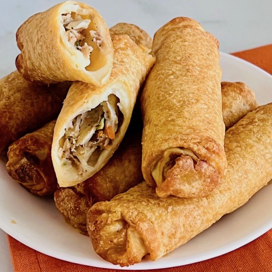 Air Fryer Frozen Egg Rolls