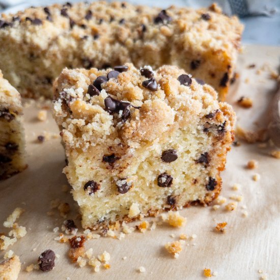 Ricotta Chocolate Chip Crumble Cake