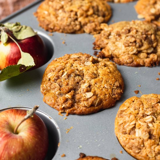 Apple Cinnamon Sourdough Muffins