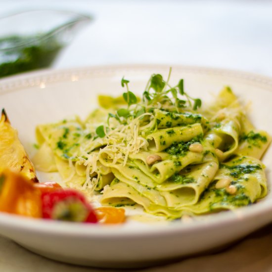 Winter arugula+Parsley pesto