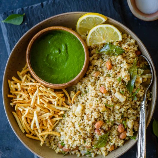 Quinoa Sabudana Khichdi