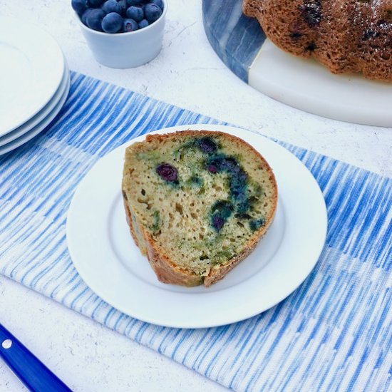 Blueberry Pancake Bundt Cake