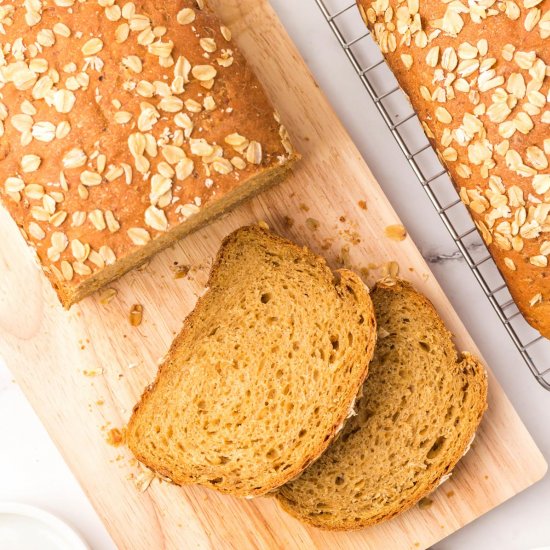 Vegan Oatmeal Bread