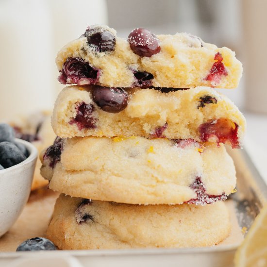 Lemon Blueberry Cookies