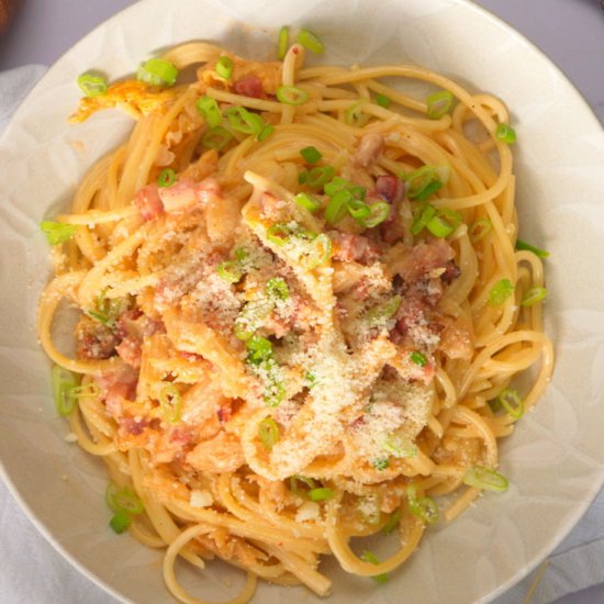 Kimchi Carbonara