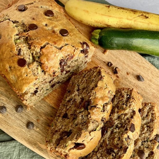 Vegan Zucchini Banana Bread