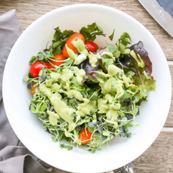 Keto Vegan Avocado Dressing Recipe: