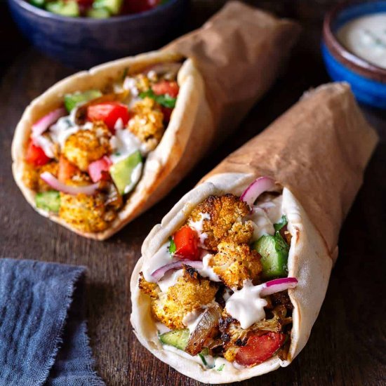 Spicy Cauliflower Shawarma