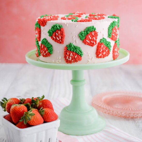 Strawberry Patch Layer Cake