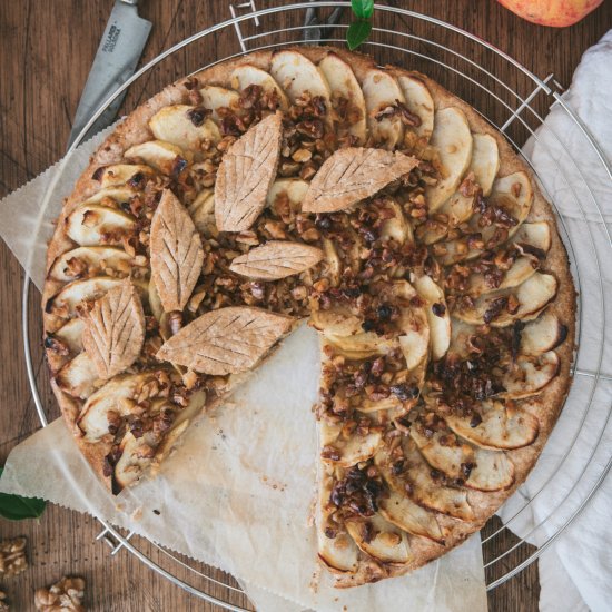 Apple and Walnut Tart