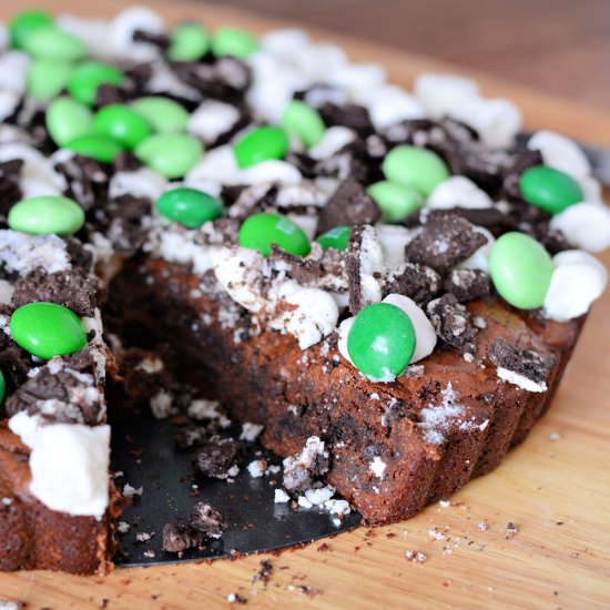 Heavenly Mint Oreo Dessert Brownie