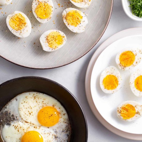 Air Fryer Eggs: 3 Ways!