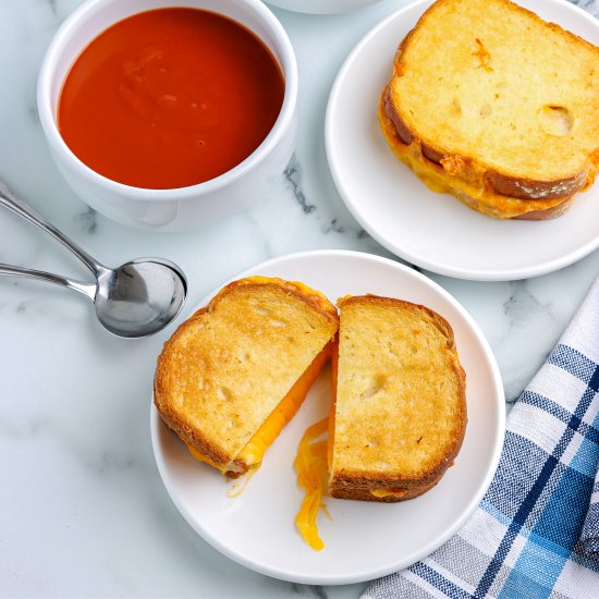 Air Fryer Grilled Cheese