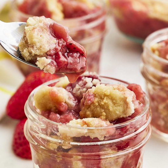 Strawberry Dump Cake