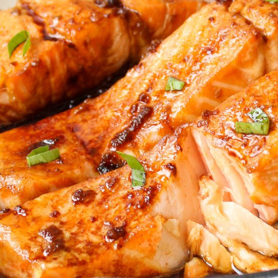 Salmon teriyaki recipe