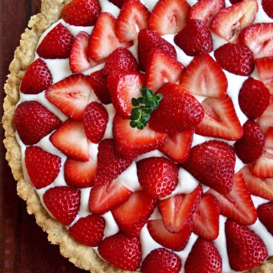 Strawberry and Cream Tart