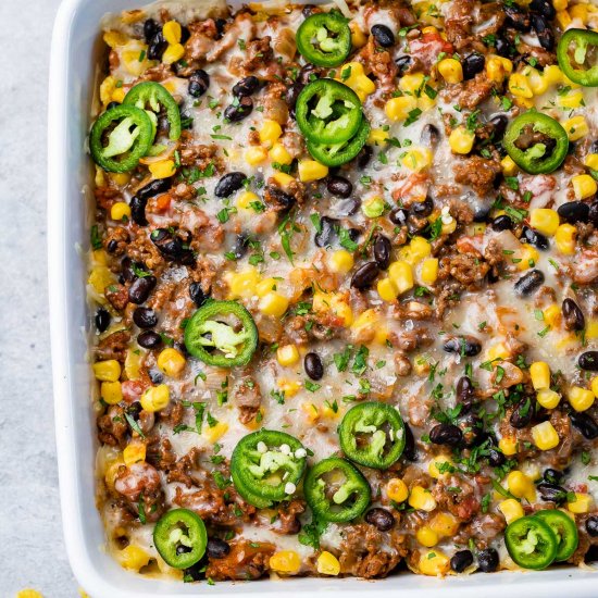 TACO CASSEROLE RECIPE