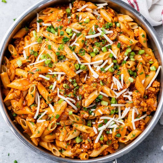 Chicken Enchilada Pasta