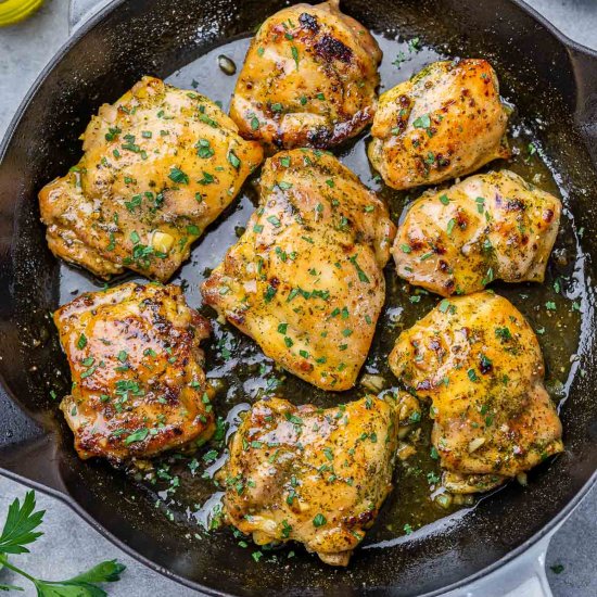 BAKED BONELESS CHICKEN THIGHS