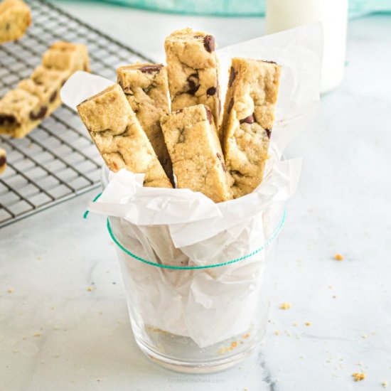 Chewy Chocolate Chip Cookie Sticks