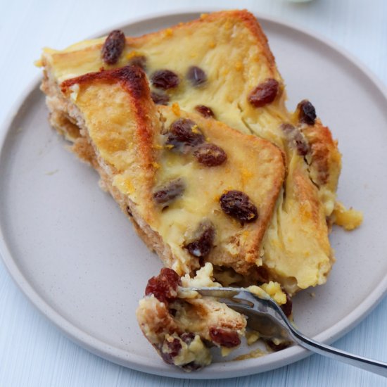 Best Vegan Bread and Butter Pudding